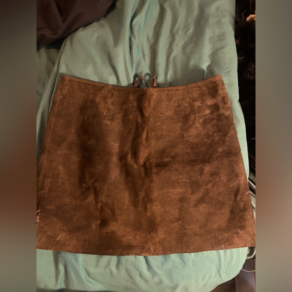 Suede Skirt